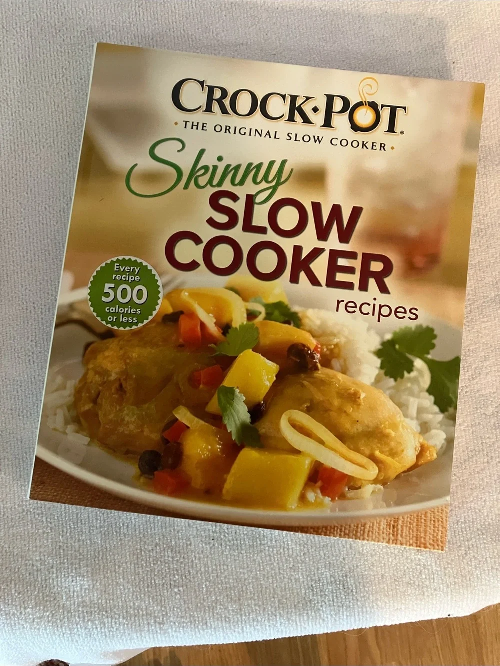 CROCK.POT The Original Slow Cooker Skinny SLOW COOKER recipes hardcover Book